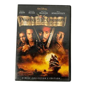 Pirates Of The Caribbean The Curse Of The Black Pearl 2 Disc Collectors Ed DVD